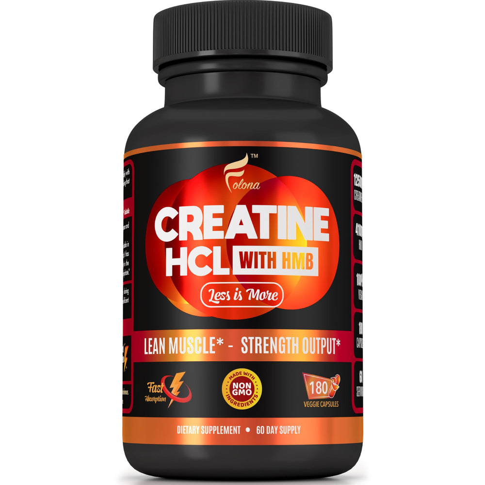 Creatine HCl HMB capsules front view