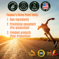 Ingredients and quality certifications on packaging