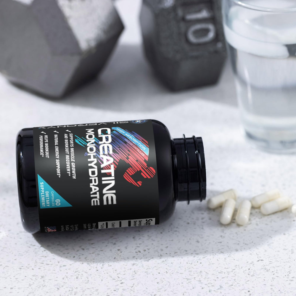 SilverOnyx Creatine Monohydrate Capsules branding