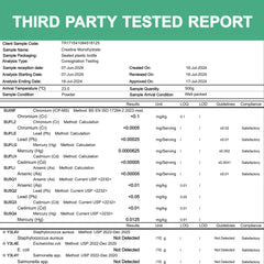 Packaging and bottle for Creatine Monohydrate capsules