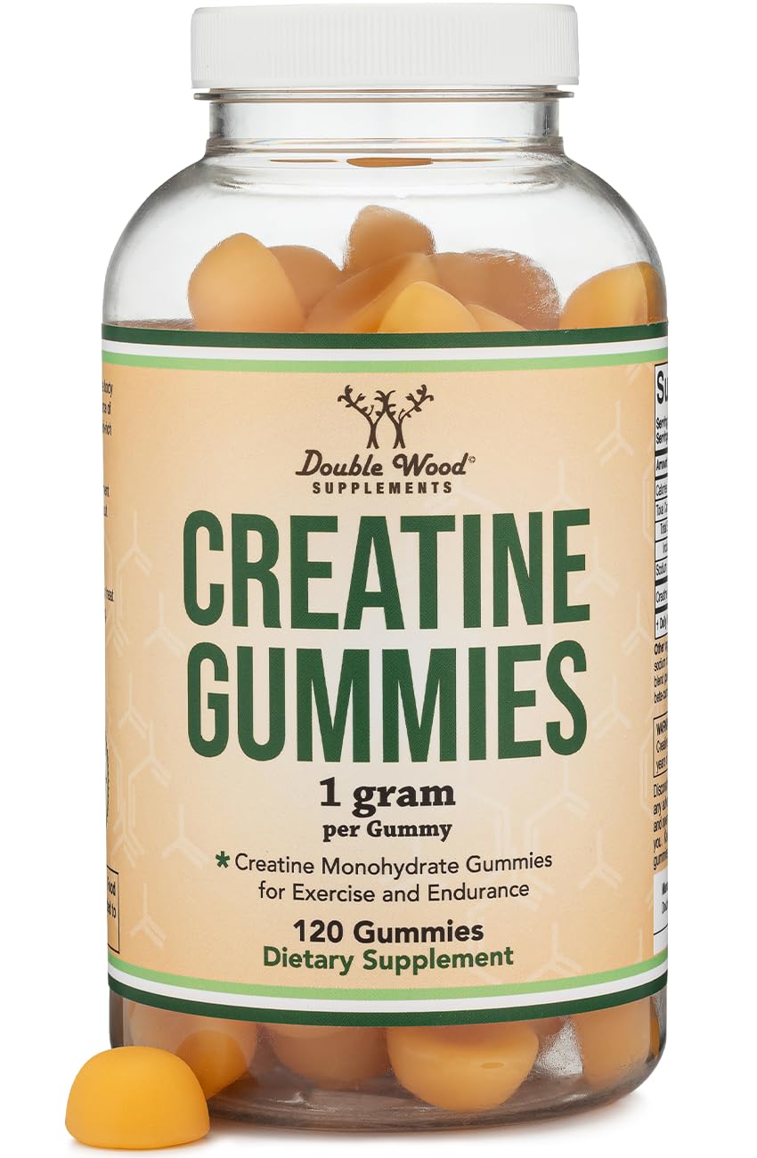 Creatine Monohydrate Gummies bottle label