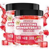 Two-pack bottle layout for Creatine Monohydrate Gummies, 120-count each