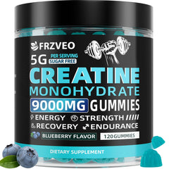 Front view of Creatine Monohydrate Gummies bottle