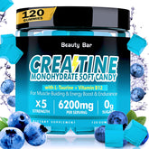 Blueberry Creatine Monohydrate Gummies bottle with 120 count