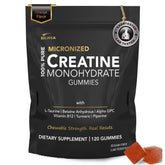 Blueberry flavored Creatine Monohydrate Gummies bottle – front view