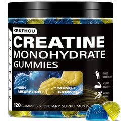 Front view of Creatine Monohydrate Gummies bottle