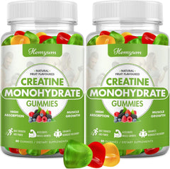 Front view of Creatine Monohydrate Gummies bottle