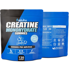 Usage guide showing how to take four gummies daily