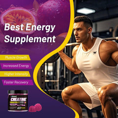 Gluten free and sugar free Creatine Monohydrate Gummies