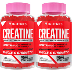 Hero shot of Creatine Monohydrate Gummies bottle