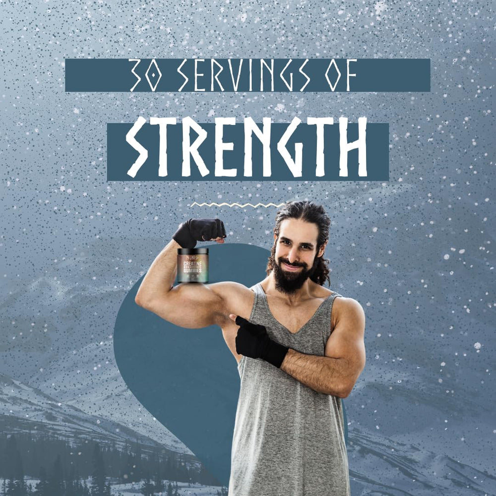 Supplement facts and ingredients for NJORD Creatine Monohydrate Gummies