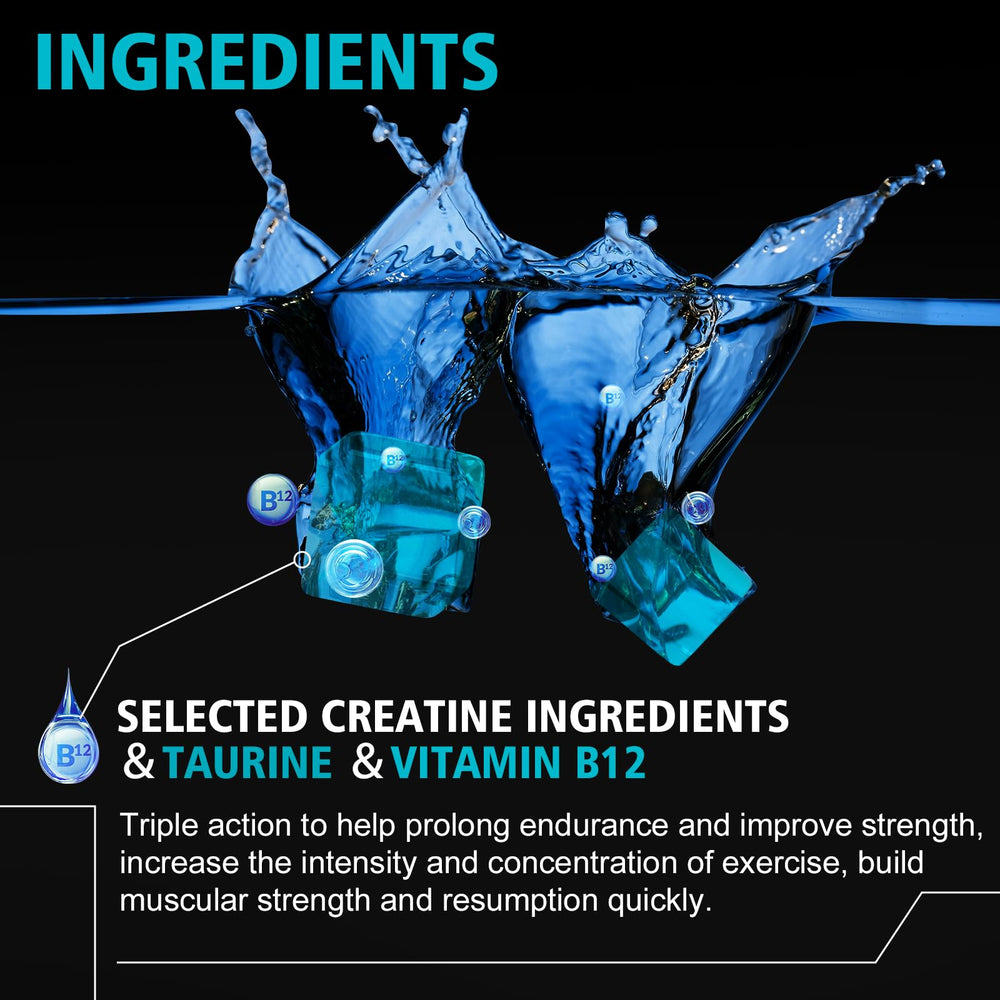 Creatine Monohydrate Gummies label and ingredients