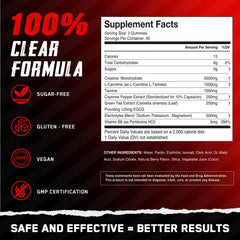 Pre and post-workout creatine gummies for men and women