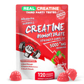 Creatine Monohydrate Gummies Strawberry bottle front view