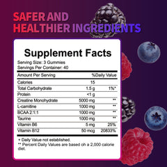 Three gummies per daily serving alignment