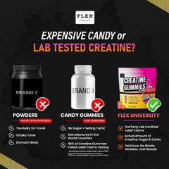 Box packaging for Creatine Monohydrate Gummies watermelon flavor