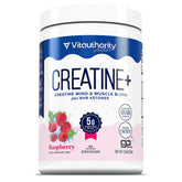 Creatine Monohydrate Powder for Women Raspberry flavor with 30 servings