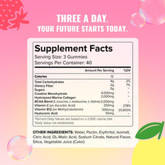 Label indicates 40 servings per bottle