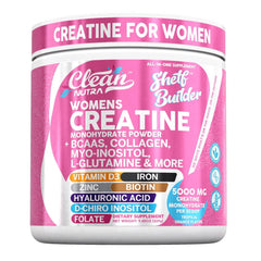 Creatine for Women powder bottle with supplement blend
