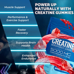 Creatine Gummies ingredients and nutrition panel