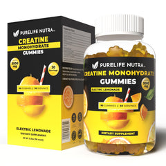 Creatine Monohydrate Gummies Electric Lemonade hero image
