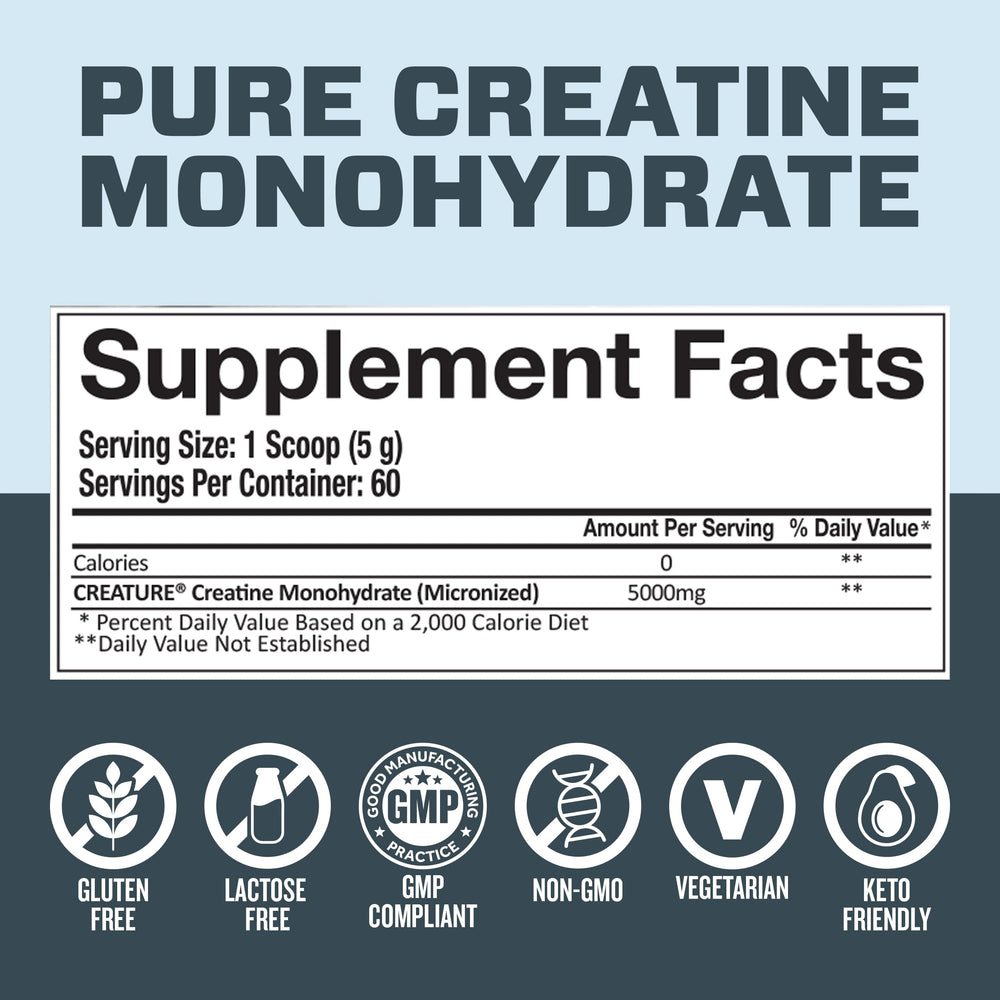 Creature Creatine Monohydrate 300g bottle