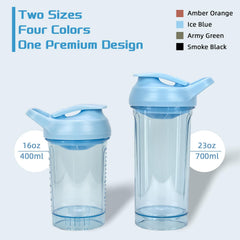 CREAWELLAY PETG material shaker is BPA-free and durable for daily use