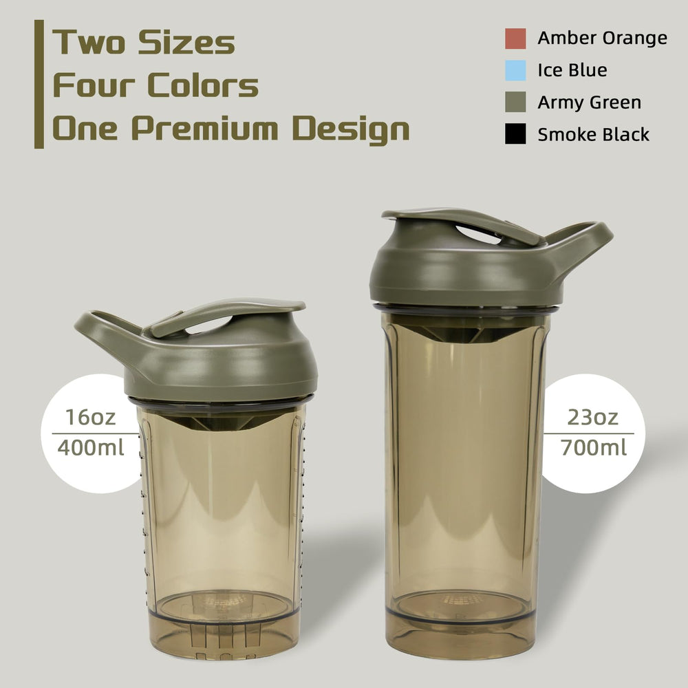 CREAWELLAY shaker BPA-free-odorless design maintains fresh drinks.