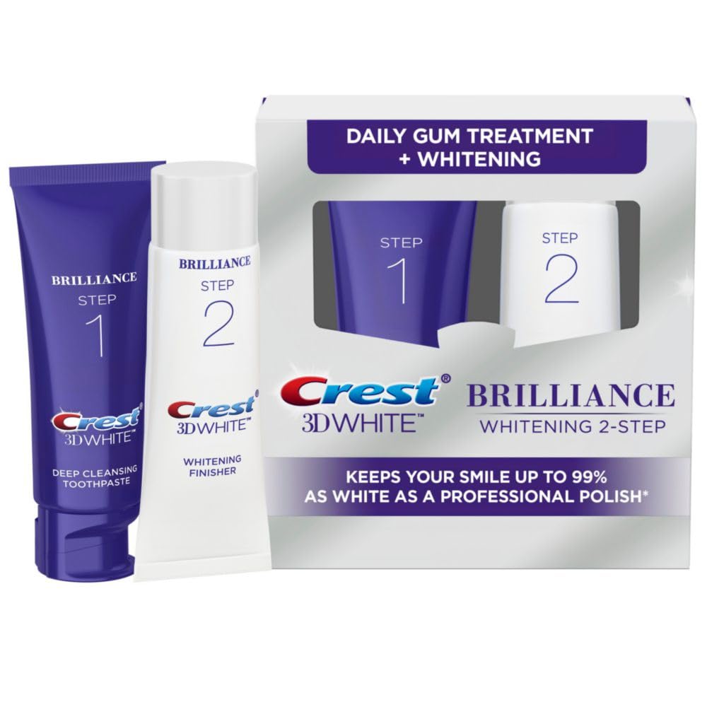 Crest 3D White Brilliance 2 Step Kit toothpaste 4oz