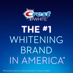 Deep-clean whitening action of Crest 3D White Brilliance toothpaste