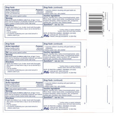 Back of toothpaste packaging showing usage directions