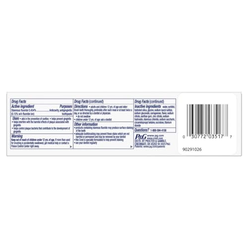 America's #1 Whitening Brand claim on Crest packaging