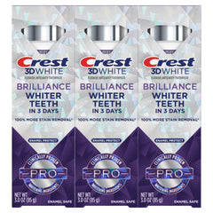 Whitening results concept for Crest 3D White Brilliance Pro Enamel Protect