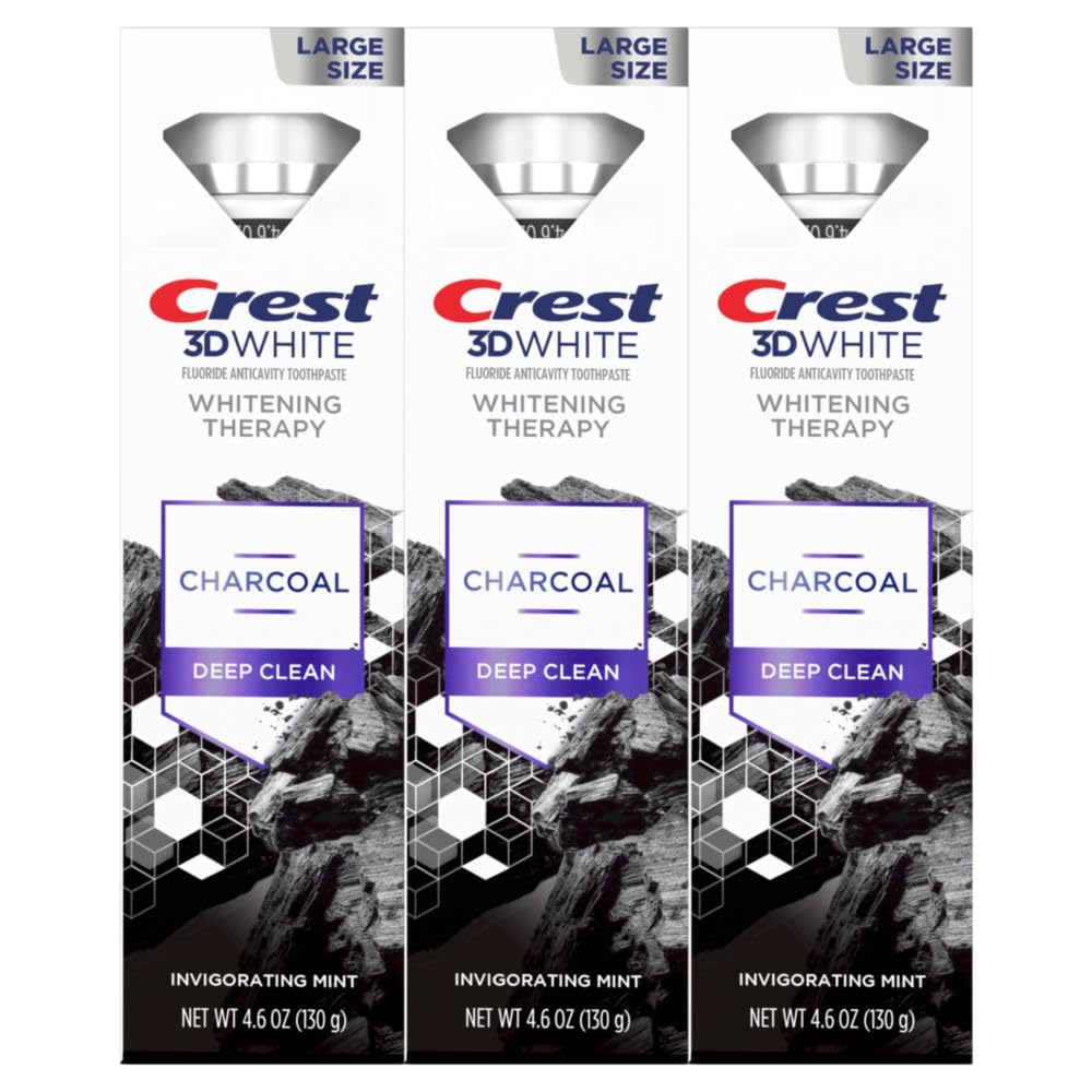 Outer packaging box for Crest 3-pack toothpaste