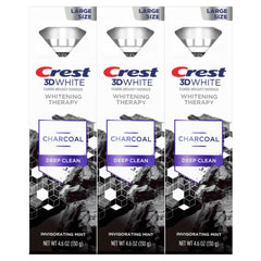 Outer packaging box for Crest 3-pack toothpaste