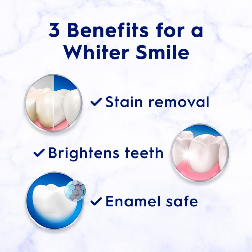 Three Crest toothpaste tubes with charcoal stripes side view