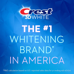 Two tubes of Crest 3D White Stain Eraser Polishing Mint toothpaste