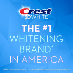 Crest 3D White toothbrush ready to pair with whitening toothpaste
