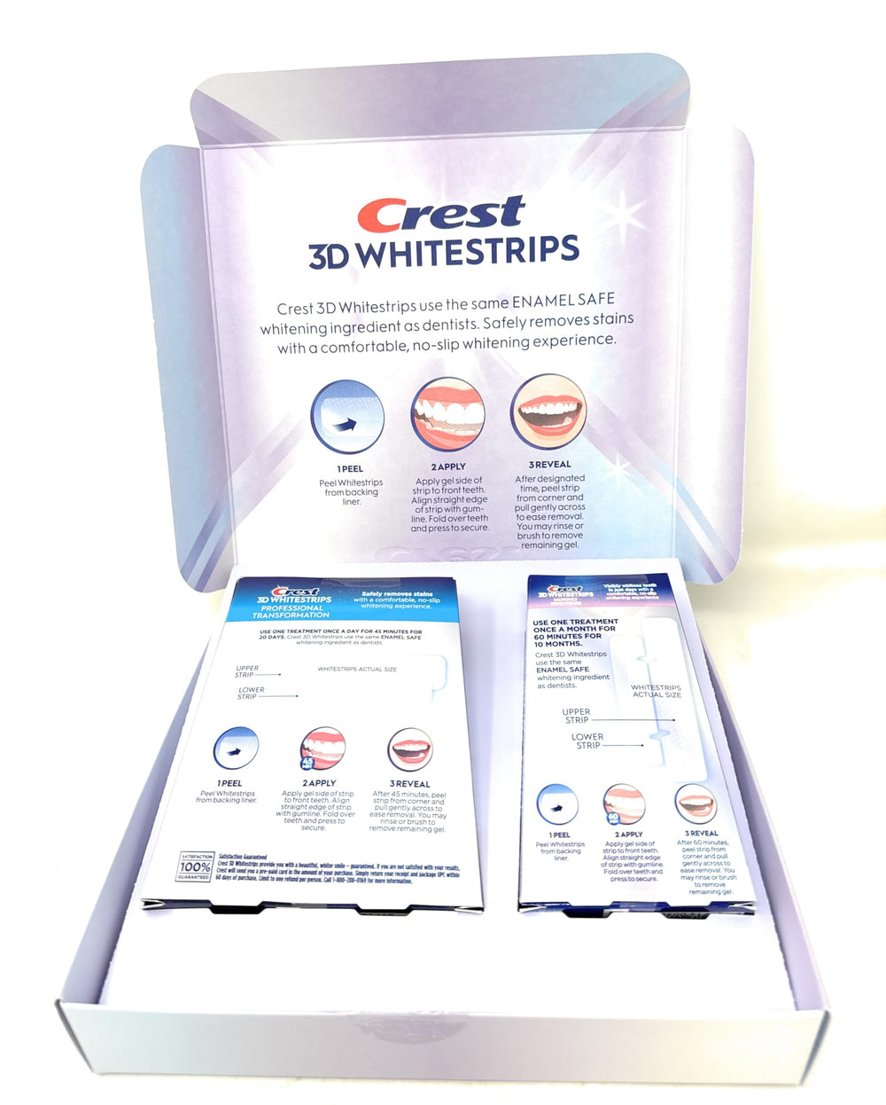 One-hour express whitening treatment usage