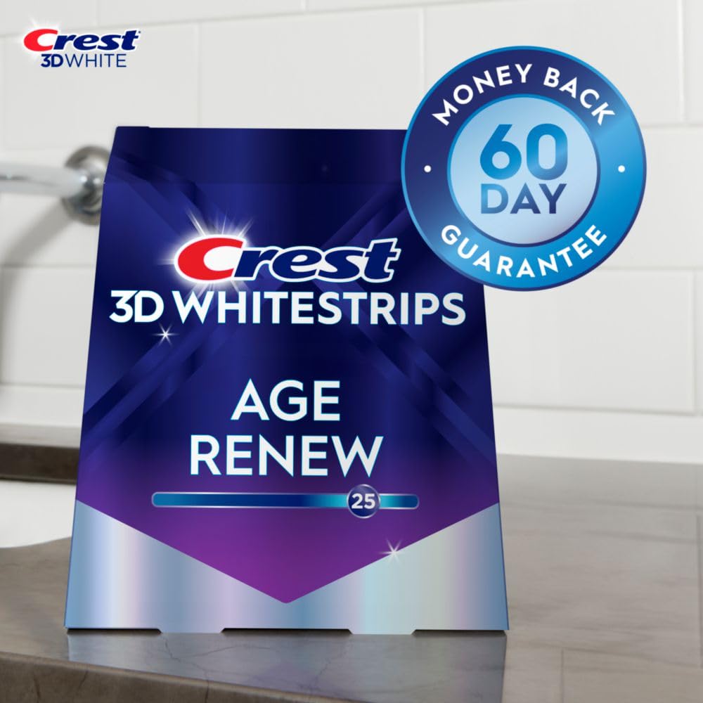 Upper whitening strip for Crest 3D Whitestrips Age Renew