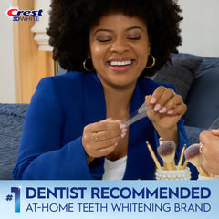 30-minute whitening session with Crest 3D Whitestrips
