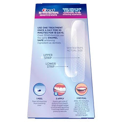 Tips for applying Crest 3D Whitestrips Sensitive