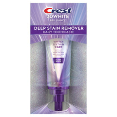 Crest 3DWhite Brilliance Deep Stain Remover packaging artwork