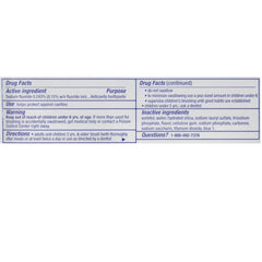Close-up of Crest Cavity Protection toothpaste label