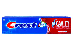 Crest toothpaste 8.2 oz tube close-up
