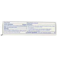 Close-up of the 0.85 oz travel-size tube label