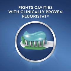 Enamel-strengthening Crest toothpaste with mint flavor