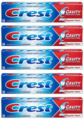 Crest Fluoride Anticavity Toothpaste 8.2 oz pack of 5 box front