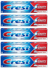 Crest Fluoride Anticavity Toothpaste 8.2 oz pack of 5 box front