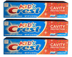 Crest Kids Toothpaste 3-Pack tube 1 with cavity protection